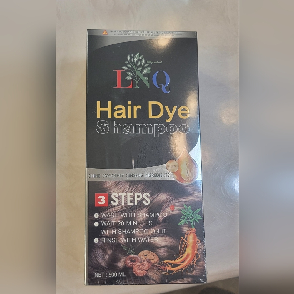 LNQ Wine Red Hair Dye Shampoo